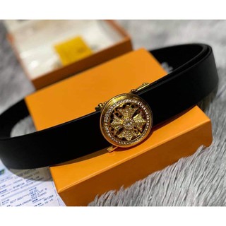 video thật dây thắt lưng nam mặt xoay đính đá đẹp long lanh