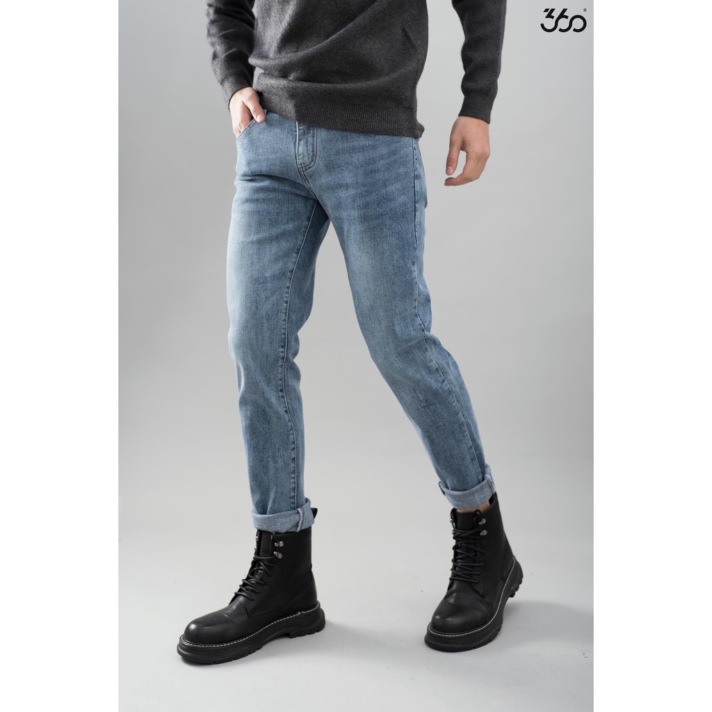 Quần jean nam cao cấp thương hiệu 360 Boutique - QJDTK129 | BigBuy360 - bigbuy360.vn