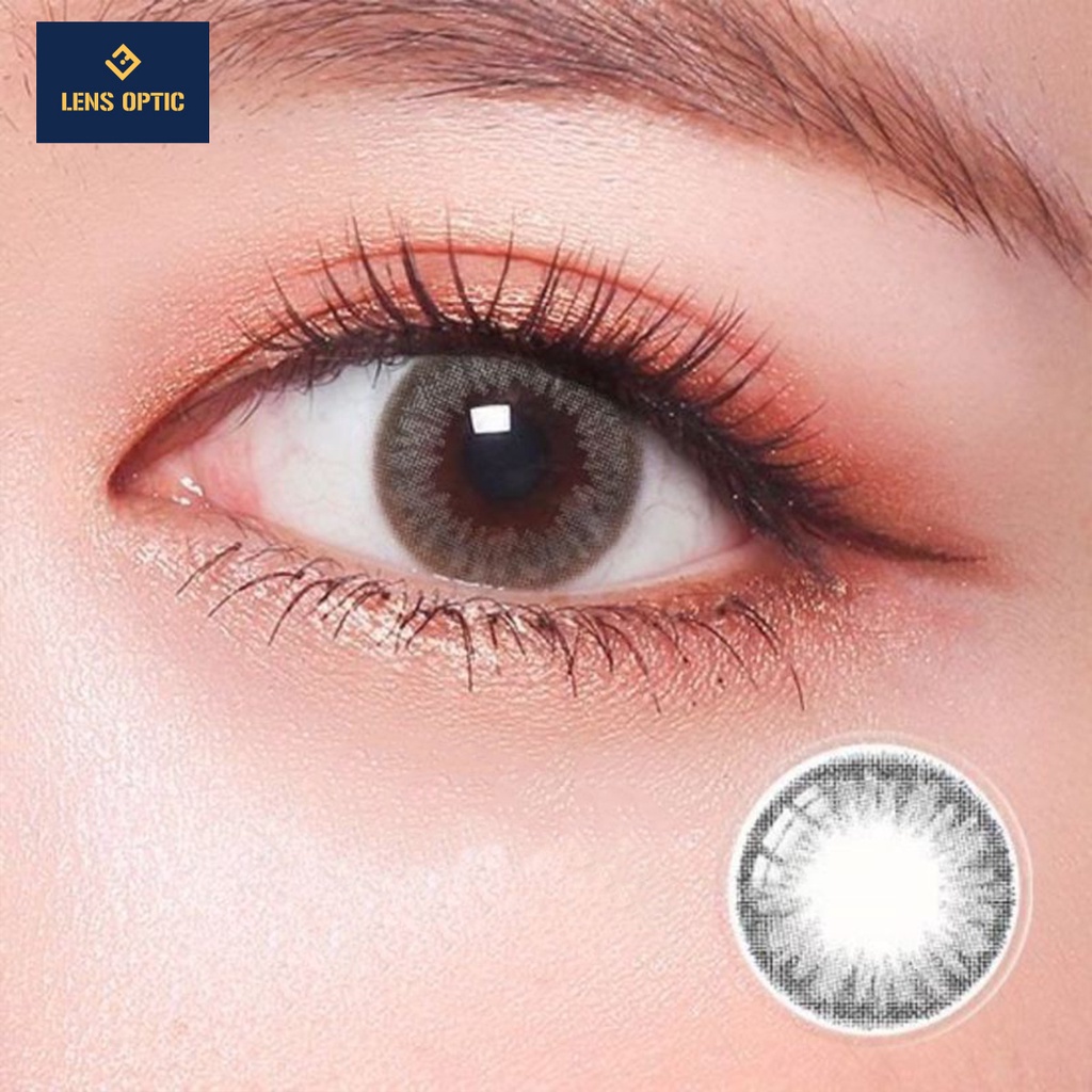 Kính áp tròng 1 ngày LENS OPTIC màu Suzy Gray có độ cho mắt cận