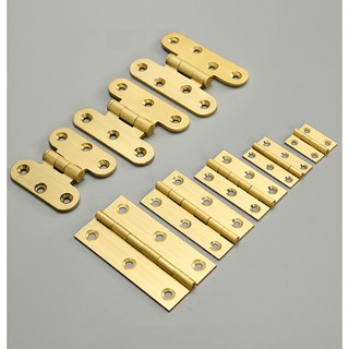 Bản lề lá bằng đồng cho tủ cửa gỗ nhiều kích thước (1 chiếc)