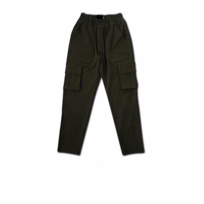 Quần Kaki Túi Hộp Box Pants Đen / Kem