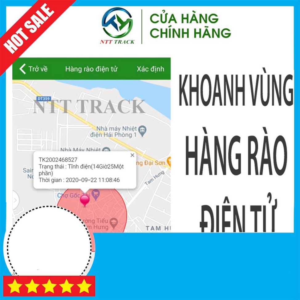 HOT SALE Định vị GPS chống trộm xe máy ô tô ưu đãi mua kèm sim 4G chính hãng NTT02 - NTT Track )(*