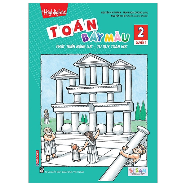 Sách - Toán Bảy Màu - Phát Triển Năng Lực, Tư Duy Toán Học Lớp 2 - Tập 1 | BigBuy360 - bigbuy360.vn