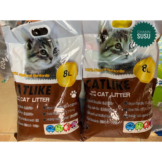 Cát vệ sinh cho mèo catlike - Cat like cat litter 8L vón tốt khử mùi vệ sinh cho mèo