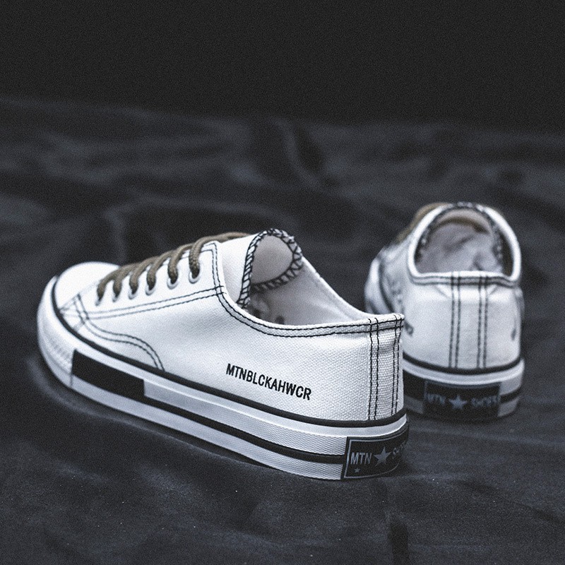 Giày thể thao nữ đế bằng giá rẻ giày sneaker nữ trắng đen ulzzang cao cấp hot trend AZUKA - E5 | BigBuy360 - bigbuy360.vn