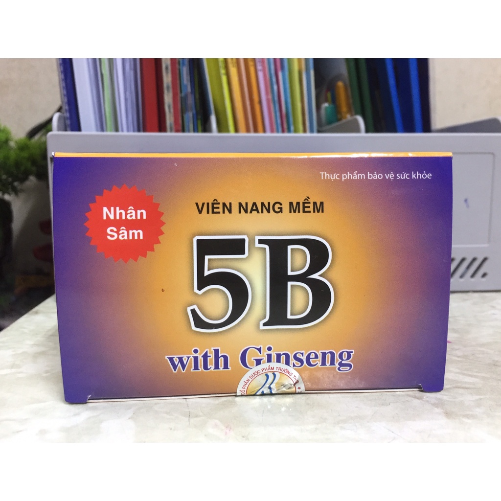 Vitamin 5B with Ginseng cho người suy nhược,mệt mỏi và thiếu hụt vitamin B