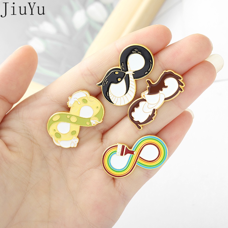 Ghim Cài Áo Hình Rắn Hoạt Hình Thời Trang