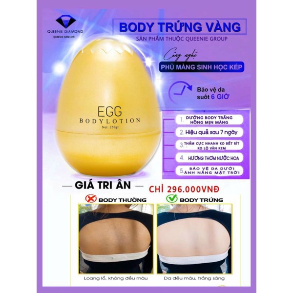 Body trứng vàng Queenie tăng kèm huyết thanh truyền trắng {[ Chính Hãng] | BigBuy360 - bigbuy360.vn