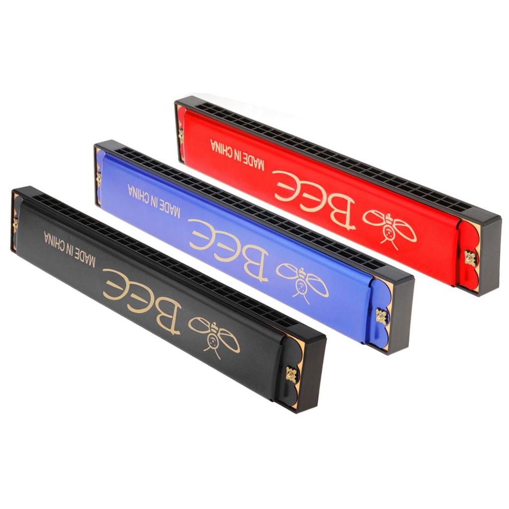Kèn Harmonica 24 Lỗ 3 Màu Tùy Chọn