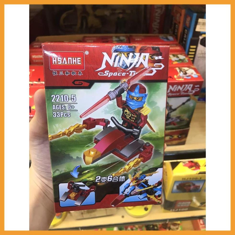 Lego Đồ Chơi Lắp Ráp - Minifigures Các Nhân Vật Ninja Go 33 PCS