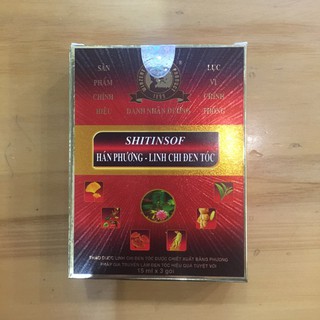 COMBO 2 hộp Dầu gội đen tóc Shitinsof Hán Phương Linh Chi