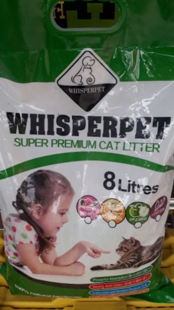 Cat vệ sinh cho mèo chính hãng wisper 8 lit
