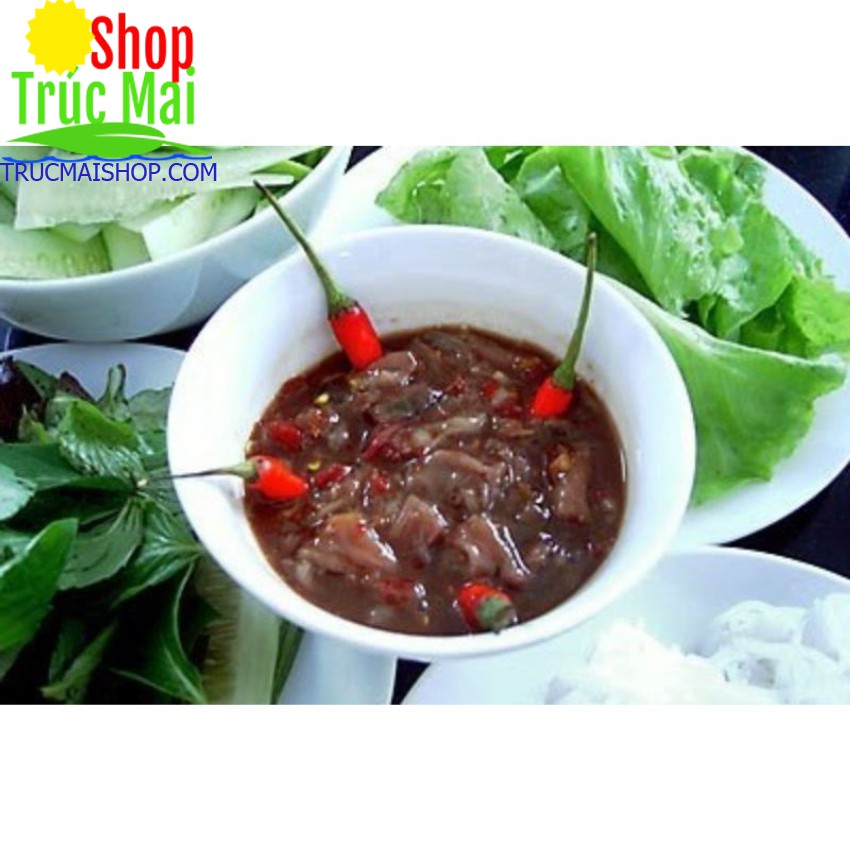 MẮM CÁY ĐẬM ĐẶC NHÀ LÀM HƯƠNG VỊ QUÊ NHÀ [Đặc sản quê hương Cụ Trạng] Chai 500g