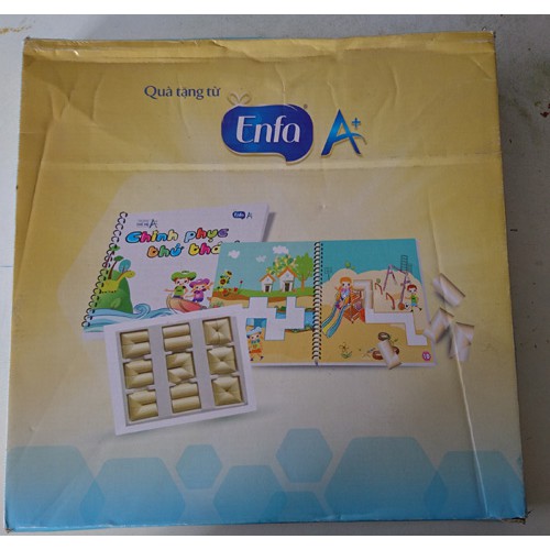 Đồ chơi gỗ xếp hình trụ Enfa