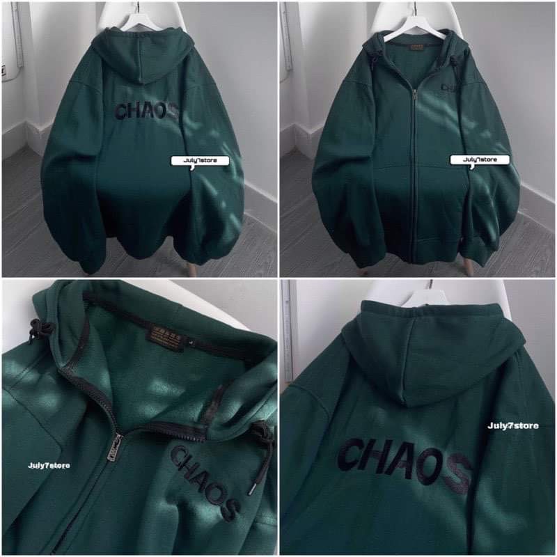 Áo khoác CHAOS nỉ cotton TC12