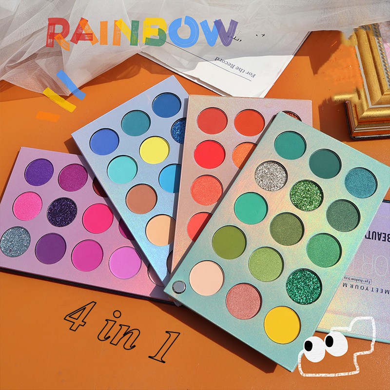 Bảng Phấn Mắt Beauty GLAZED 4 Trong 1 60 Màu Sắc Hiệu Ứng Lì/ Ánh Nhũ Lên Màu Cực Chuẩn | BigBuy360 - bigbuy360.vn