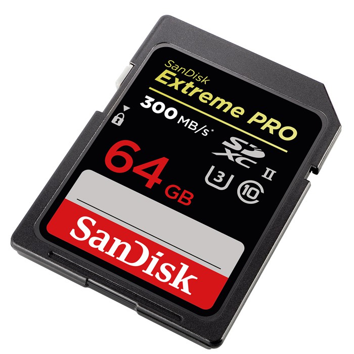 Thẻ nhớ SDXC SanDisk Extreme PRO UHS-II U3 2000x 64GB 300MB/s (SDSDXPK-064G-ANCIN)