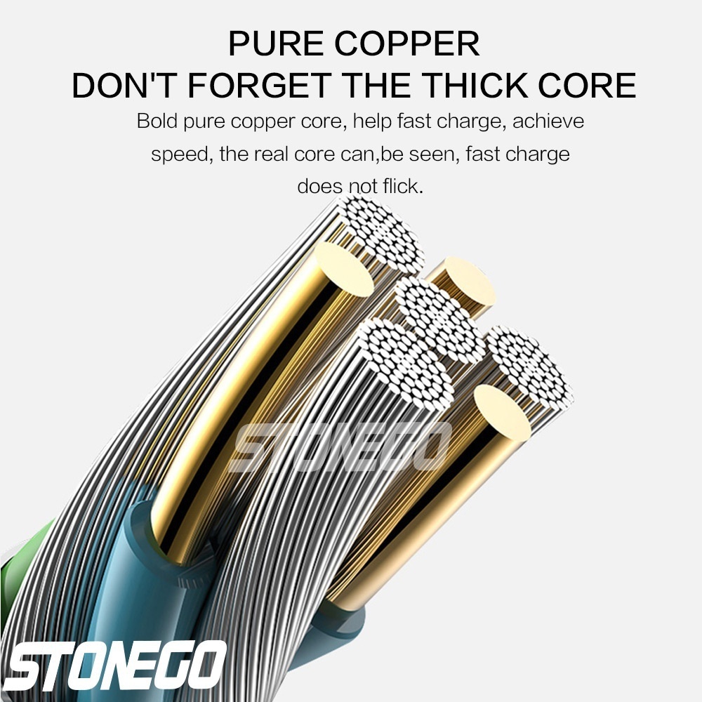 Cáp Sạc Nhanh 5A Cổng USB C Sang USB 2.4A Cho Điện Thoại QC 2.0/3.0/4.0