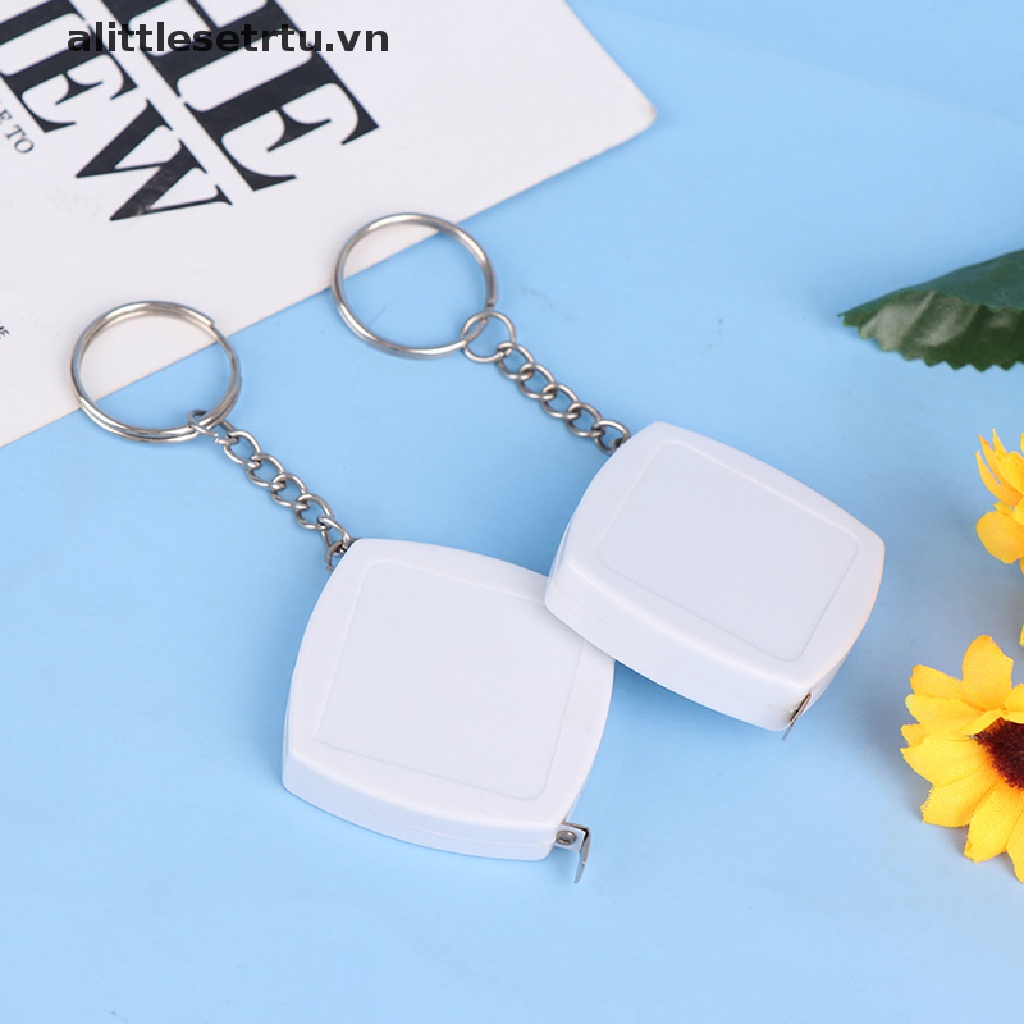 Thước Dây Bằng Kim Loại Dài 2M Có Móc Khóa Tiện Dụng