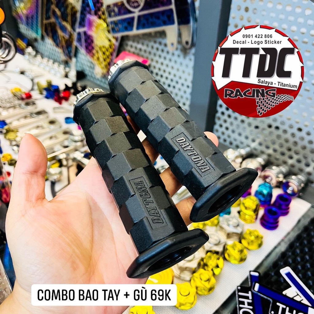 Combo Bao Tay + Gù nhựa SALAYA gắn mọi loại xe