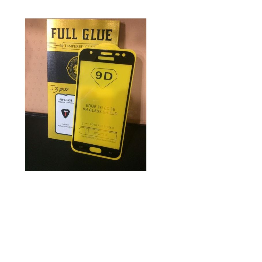 Kính cường lực 9D cho điện thoại Samsung Galaxy J2 Pro, J3 Pro Full màn hình ôm sát viền máy