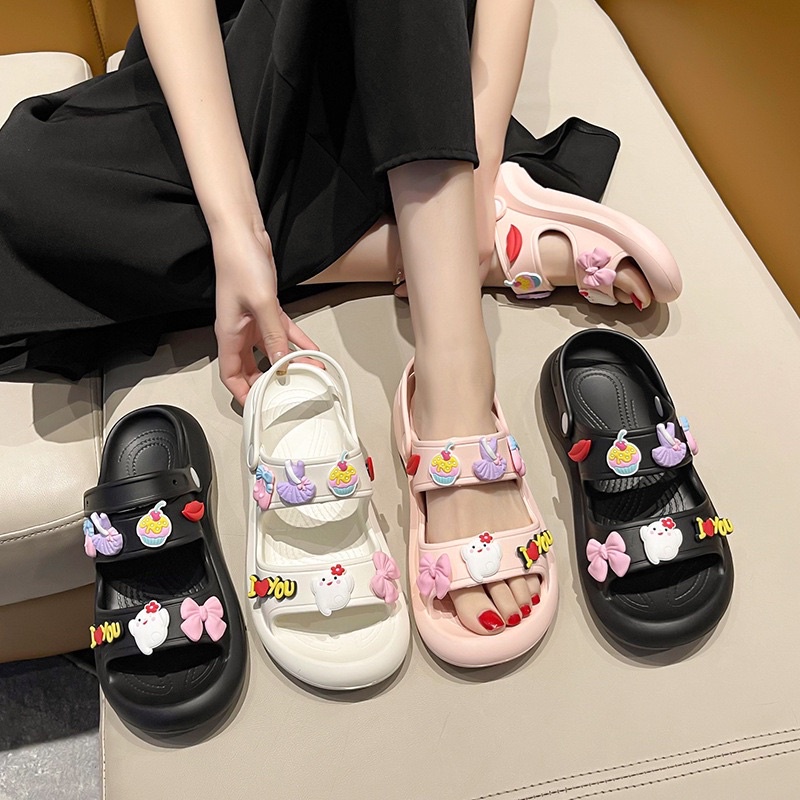 SANDAL ĐẾ LƯỢN SIÊU NHẸ NHIỀU STICK 3MÀU