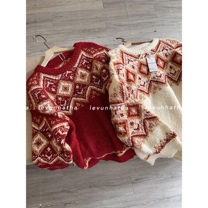 ÁO LEN CHUI HOA TIẾT