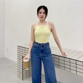 ÁO YẾM THUN GÂN BASIC ZAREEN THU132 SỌC VÀNG