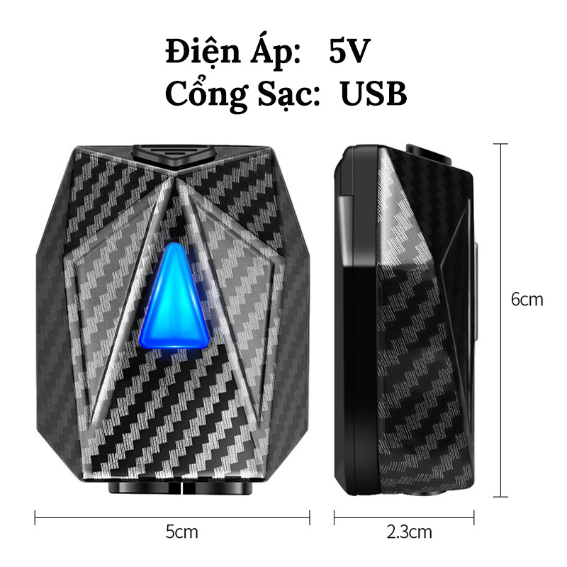 Đèn LED Chiếu Hình Laser Nhiều Hoạ Tiết Thiết Kế Không Dây Gắn Cửa Xe Ô Tô - Sạc Bằng Cổng USB