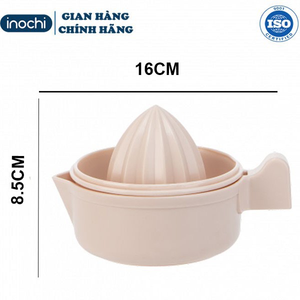 Bộ vắt cam -chanh YOKO INOCHI Loại nhỏ có lọc bằng nhựa nguyên sinh kháng khuẩn tiện lợi VCTD.COLOC