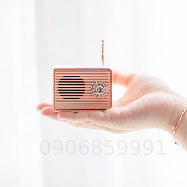 Loa Bluetooth mini CYKE phong cách Retro cổ điển (hearme)