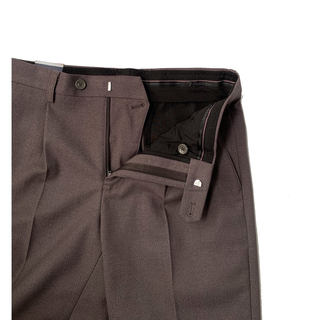 Quần Tây Nam Ống Đứng Vĩnh Tiến Dành Cho Trung Niên Xám