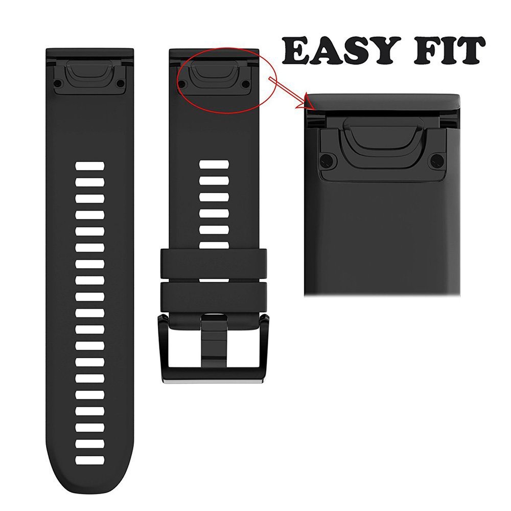 Dây đeo thay thế 22mm bằng silicon cho Fenix6/ Fenix6Pro/ Fenix 5/ Fenix 5 Plus/ Forerunner 935