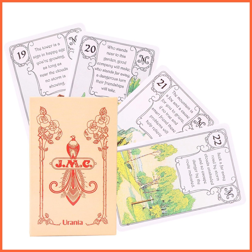 Bộ Bài Tarot Phiên Bản Tiếng Anh Lenormand Urania Oracle