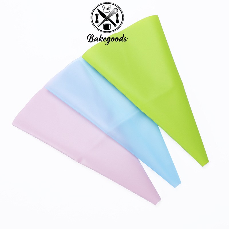 Túi bắt kem silicone, túi tam giác bắt kem trang trí bánh tái sử dụng nhiều lần loại dày đẹp