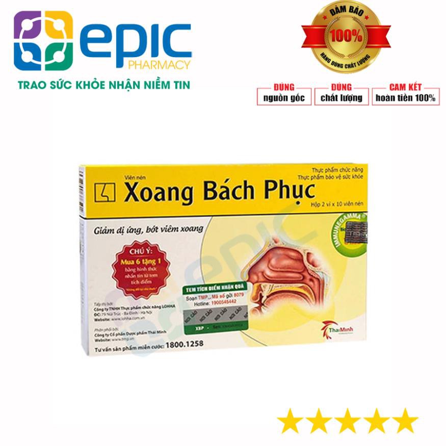 (CHÍNH HÃNG) XOANG BÁCH PHỤC - Giảm Dị Ứng , Bớt Viêm Xoang