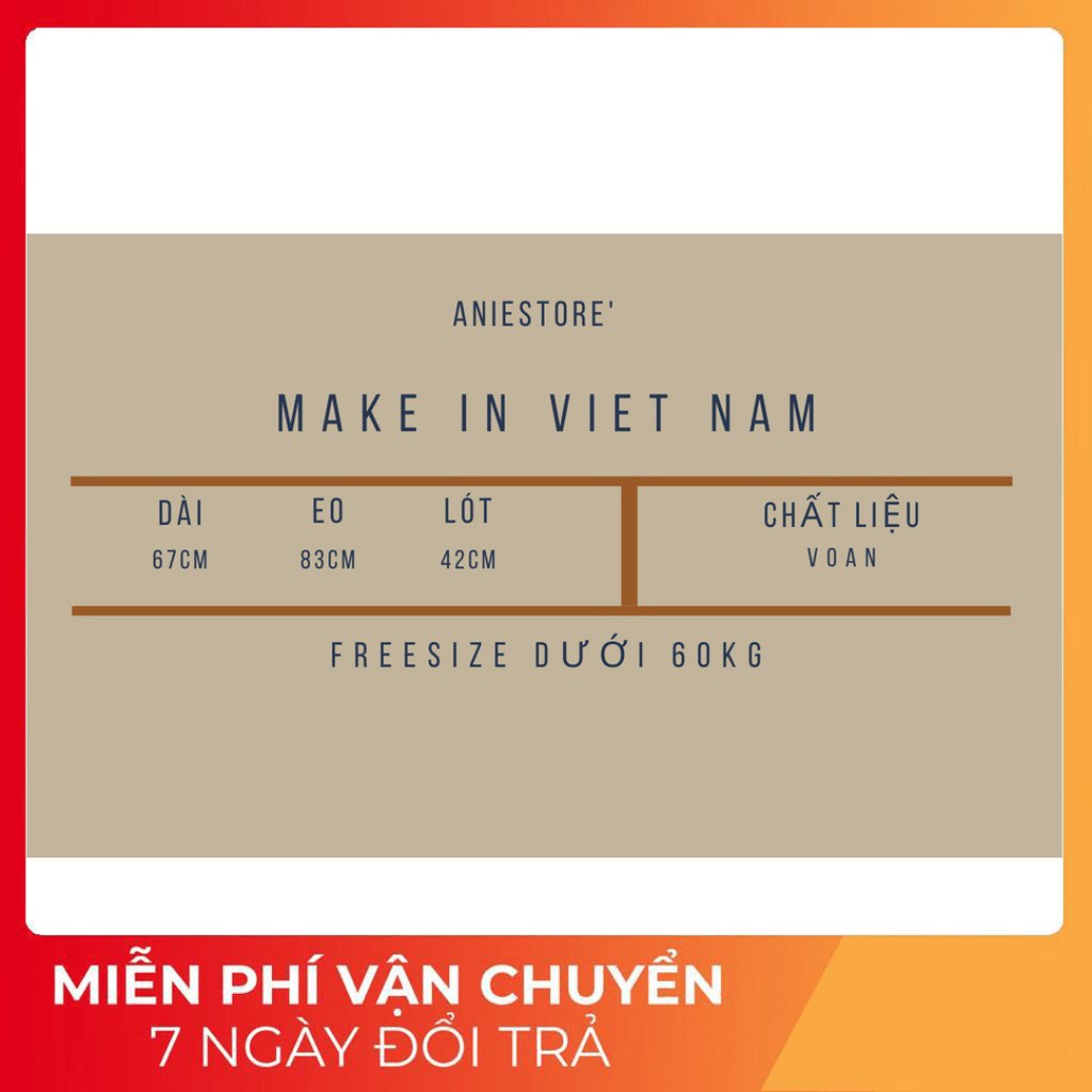 Chân Váy Nữ 🦋 Chân váy Vintage 2 lớp Siêu Xinh 2 màu 🦋 47 | BigBuy360 - bigbuy360.vn