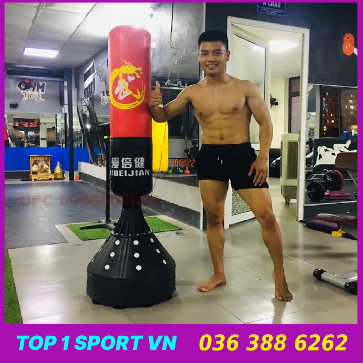 Bao cát đấm bốc trụ đấm bốc boxing mma UFC chính hãng tặng kèm băng đa boxing 3m bảo hành trụ đấm bốc 6 tháng