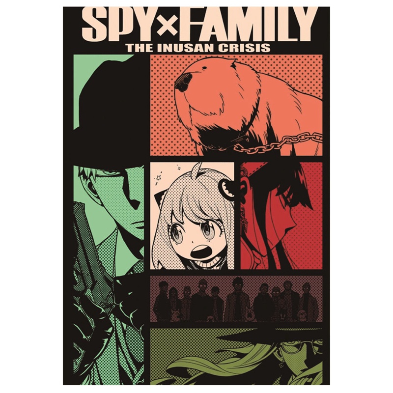 Poster Treo Tường Trang Trí In Hình Nhân Vật Anime Spy×Family