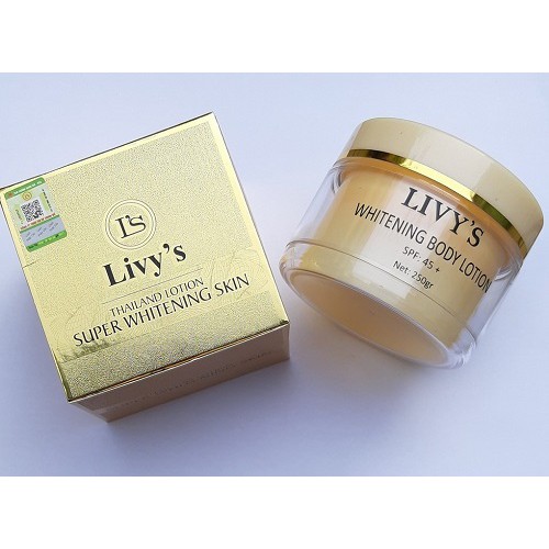 KEM BODY LIVY'S VÀNG THÁI LAN TRẮNG DA MỊN DA KHÔNG BẾT