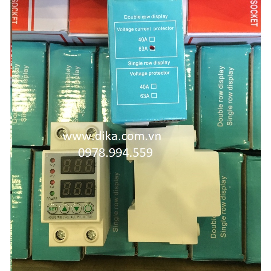 Rơ le bảo vệ điện áp, dòng điện SVP-916 cao áp, thấp áp, quá dòng 220V, 63A