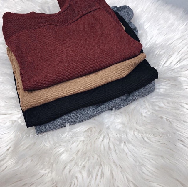 Áo len cộc tay cổ 3p, chất len mỏng co dãn | BigBuy360 - bigbuy360.vn