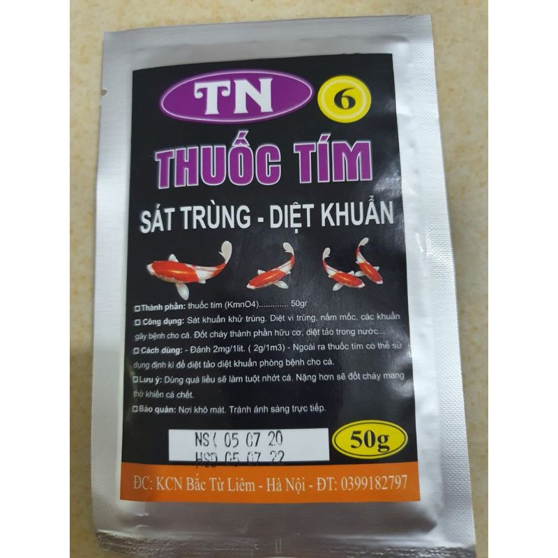 Thuốc tím TN6 sát trùng, diệt khuẩn cho cá