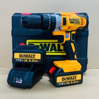 Máy khoan pin 118V Dewalt 3 chức năng có búa - Động cơ 775 siêu mạnh mẽ