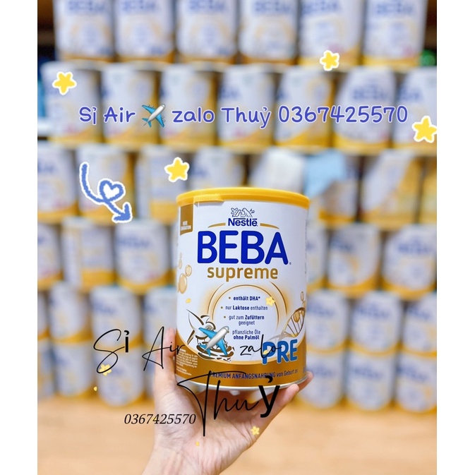( Air ✈️ Date 12/2024) Sữa Beba Supreme 800g của Đức