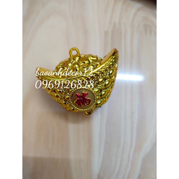 Quạt vàng, thần tài,trang trí oản tài Lộc