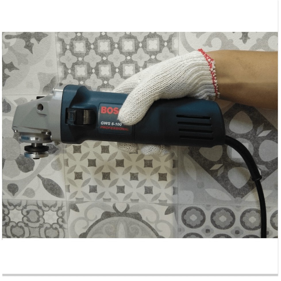 Máy Mài Góc Máy Cắt Cầm Tay BOS-GWS6-100 Ốp 1 Tấc Có Chỉnh Tốc Độ Nhanh Chậm Ruột Đồng Hàng Malaysia BH 6 Tháng