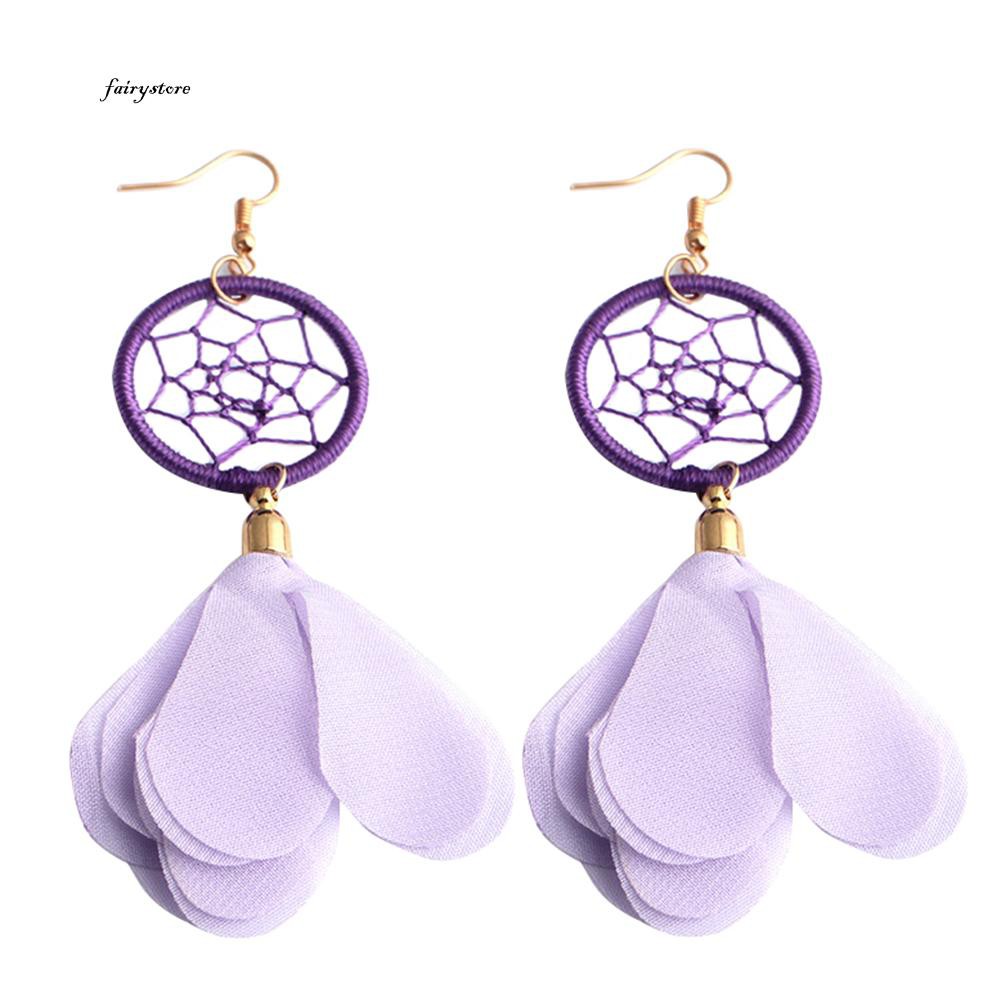 Đôi khuyên tai họa tiết dreamcatcher xinh xắn cho nữ