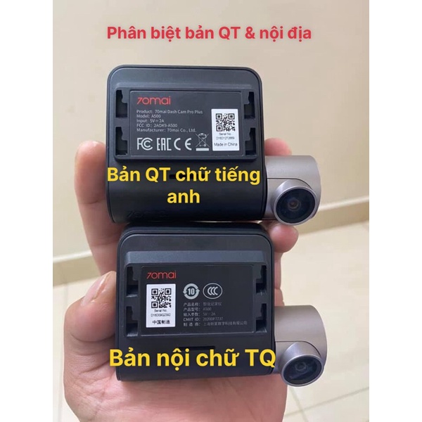 Cam hành trình Xiaomi A500 bản QUỐC TẾ