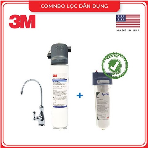 Máy Lọc Nước 3M BREW120-MS Và Lọc Thô 3M AP055T-110